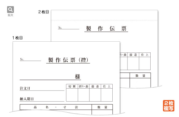 製作伝票