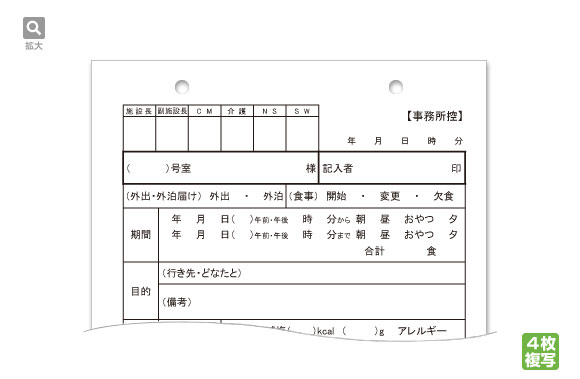 外泊・食事箋