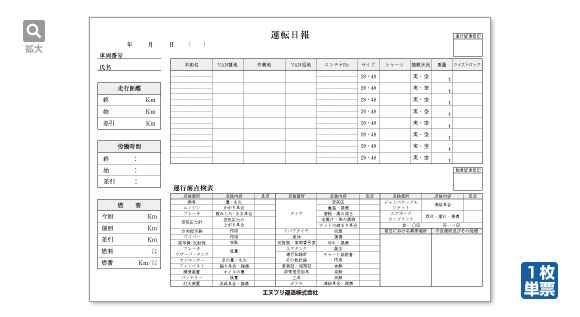 運転日報