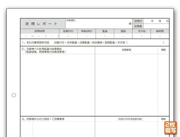 訪問レポート